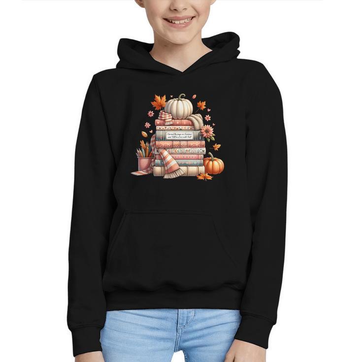 Fall Colors s I Love Fall s Books & Pumpkins Graphic Youth Hoodie