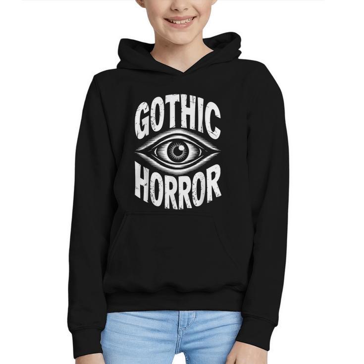 Gothic Classic Horror Thriller Book Movie Film Halloween Graphic Youth Hoodie