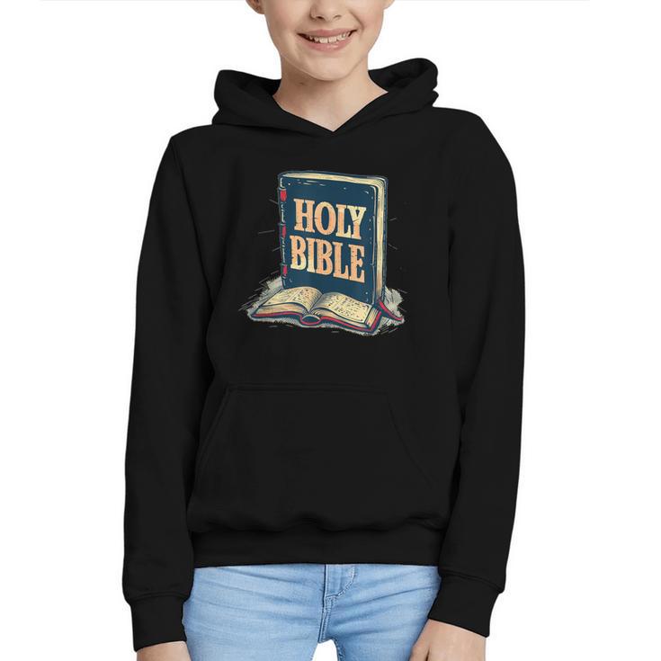 Holy Book Costume For Jesus And Bible Lovers Graphic Youth Hoodie