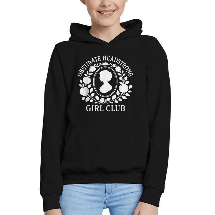 Jane Austen Pride And Prejudice And Mr Darcy Book Lovers Graphic Youth Hoodie