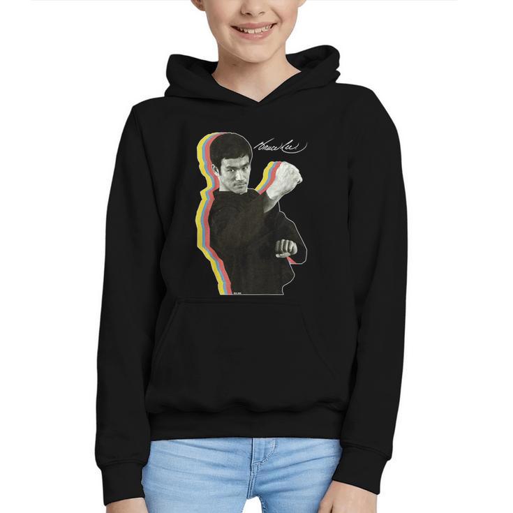 Kids Bruce Lee Photo From Fighting Method Book Kids Graphic Youth Hoodie