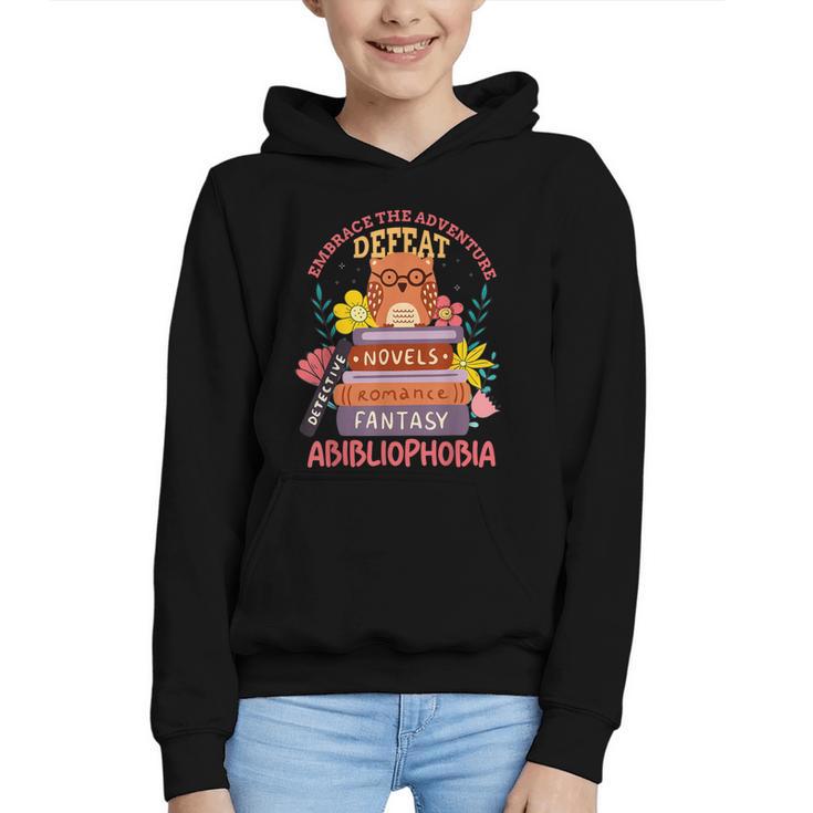 Literature Abibliophobia Book Reader Graphic Youth Hoodie