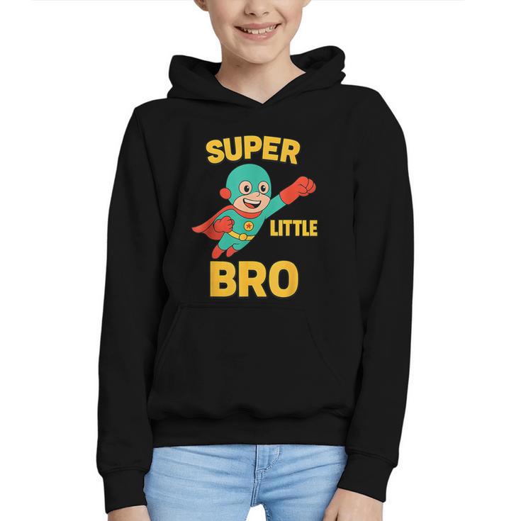 Little Cute Superhero Brother Comic Book Baby Bro Graphic Youth Hoodie