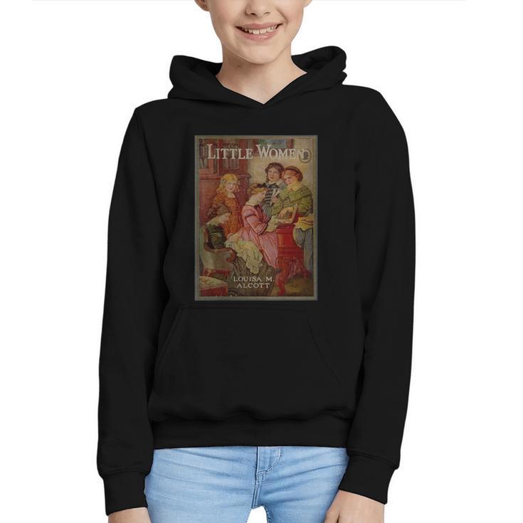 Little Women Book Cover Graphic Youth Hoodie