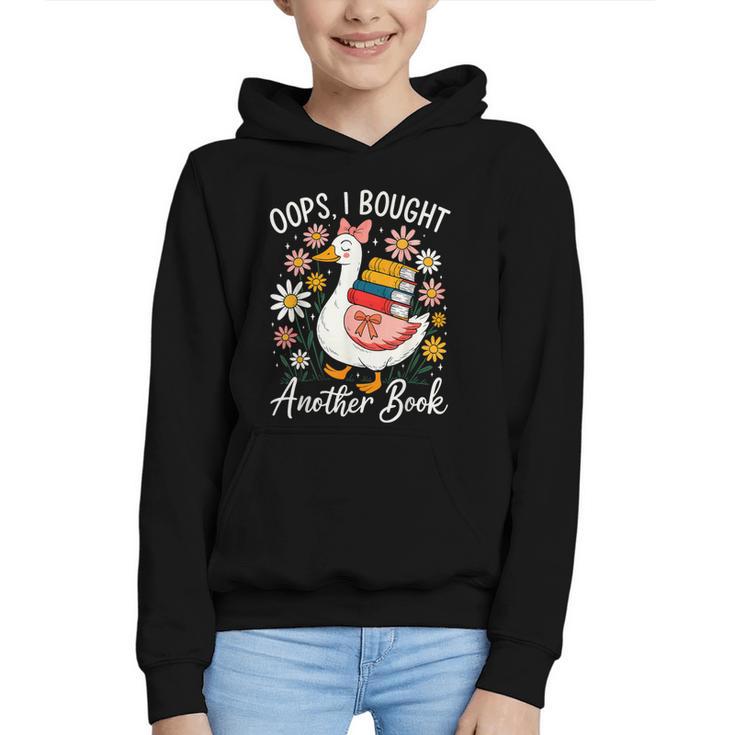 Oops I Bought Another Book Goose Reader Graphic Youth Hoodie