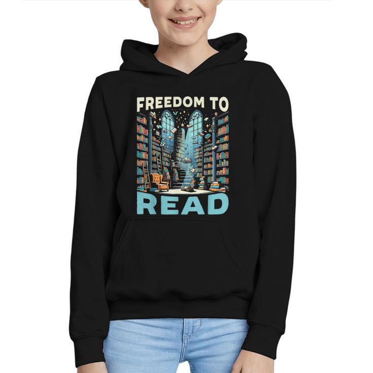 Read Banned Books Bookworm Book Lover Reading Literature Graphic Youth Hoodie
