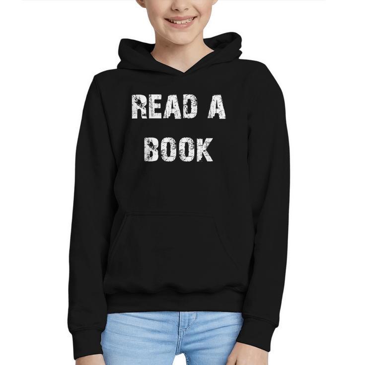 Read A Book Expand Your Mind Graphic Youth Hoodie