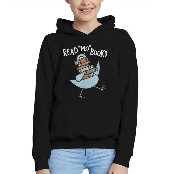 Read More Books Pigeon Book Lover Graphic Youth Hoodie