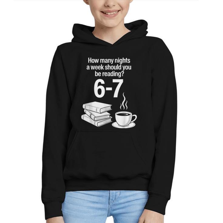 Reading 67 Meme English Teacher Book Lover Graphic Youth Hoodie
