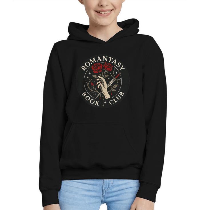 Romantasy Book Club Enthusiast Graphic Youth Hoodie