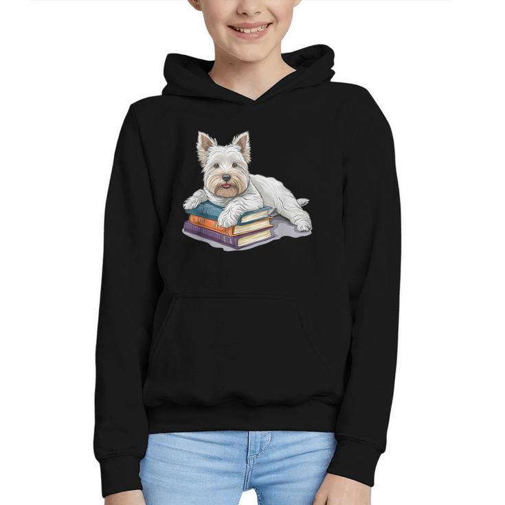 West Highland Terrier Books Dog Breed Westie Graphic Youth Hoodie