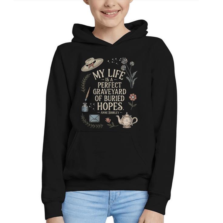 Women's Dramatic Book Lover Quote Graphic Youth Hoodie