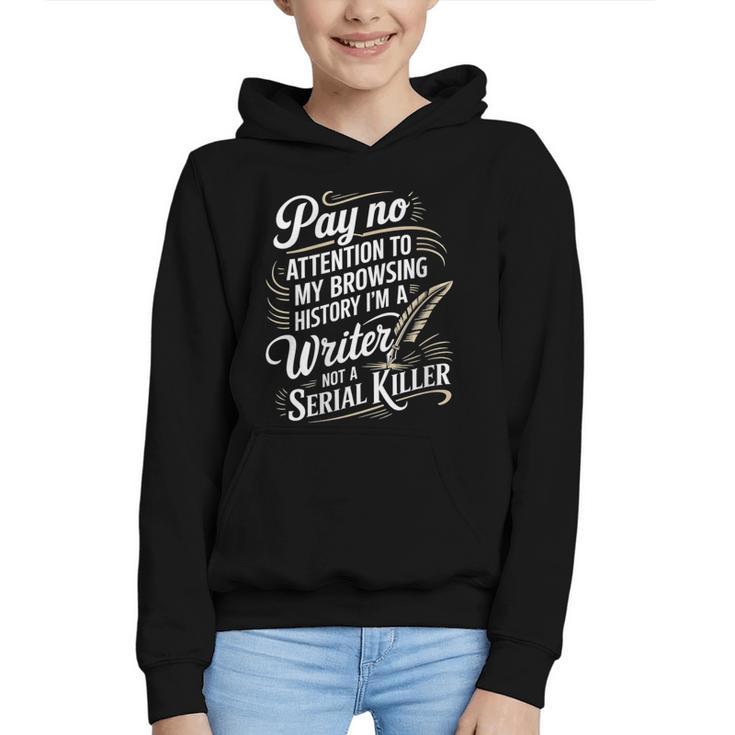Women's I'm A Book Writer Author Book Writing Novelist Graphic Youth Hoodie