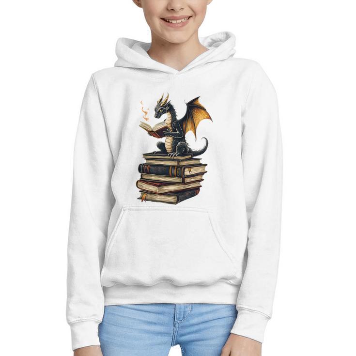 Book Dragon Graphic Youth Hoodie