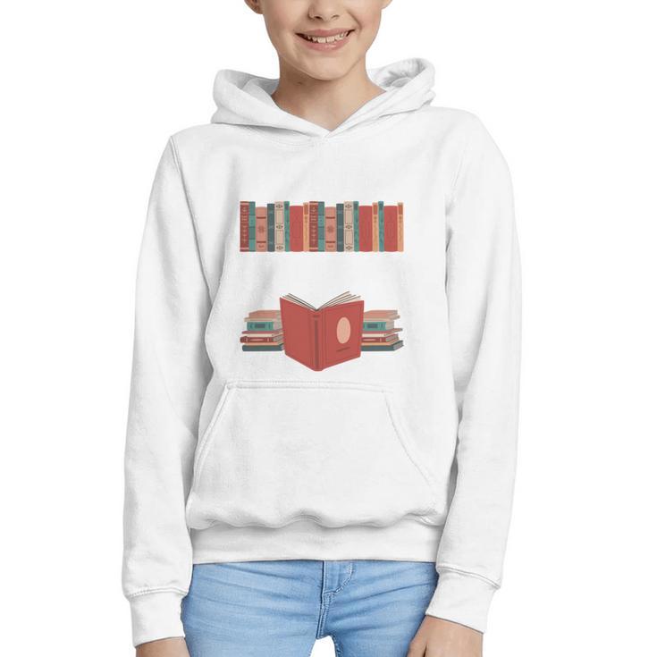 My Weekend Is All Booked Cute Book Reader Teacher Graphic Youth Hoodie