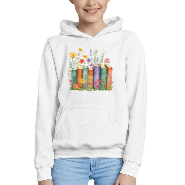 Booktrovert Book Reader Book Nerd Book Reading Lover Premium Tri-Blend Graphic Youth Hoodie