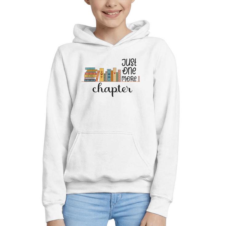 Bookworm Woman Reading Fiction Novels Library Book Store Graphic Youth Hoodie