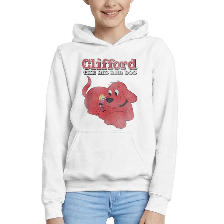 Clifford The Big Red Dog Clifford And Emily Book Cover Graphic Youth Hoodie