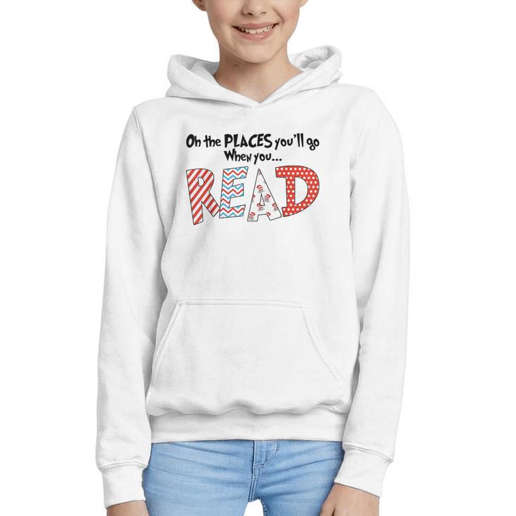 Cute Read Reading Day Book Lovers Teachers Students Kids Graphic Youth Hoodie