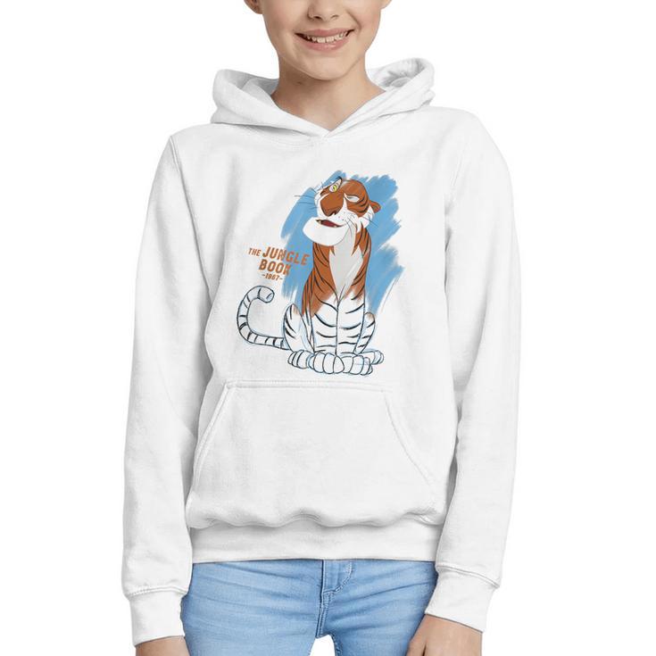 Disney Ink And Paint Shere Khan From The Jungle Book 1967 Graphic Youth Hoodie