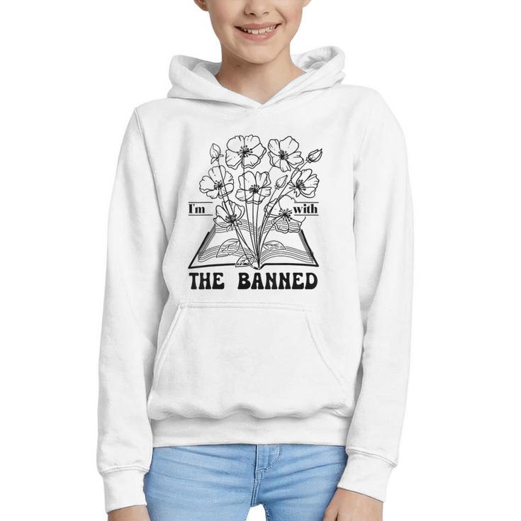 I'm With The Banned Banned Book Club Graphic Youth Hoodie