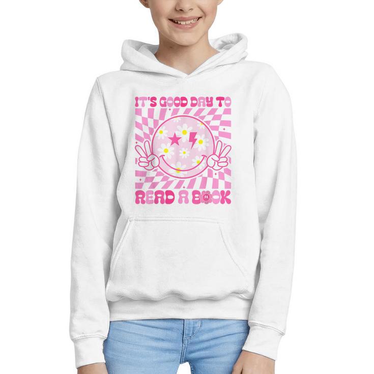 It's Good Day To Read Book Library Reading Lovers Graphic Youth Hoodie