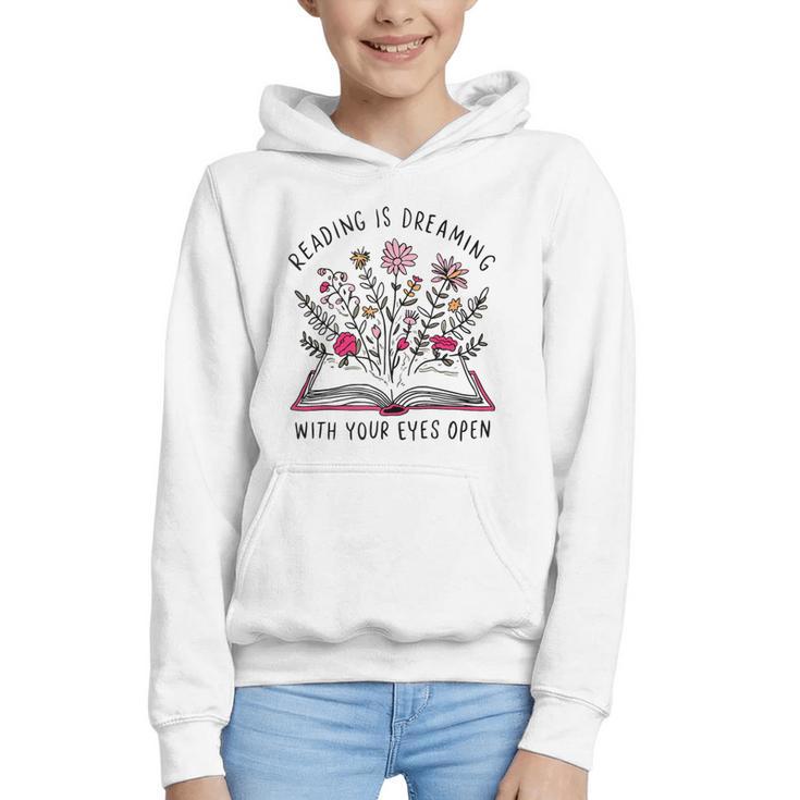 Librarian Cute Bookish It's A Good Day To Read A Book Lover Graphic Youth Hoodie