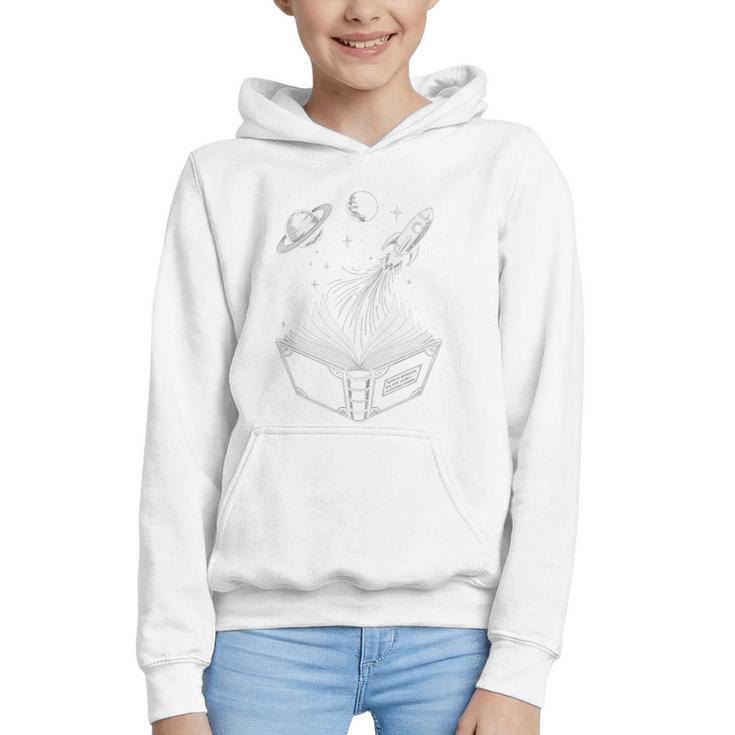 Novelty Universe Books Galaxy Adventure Drawing Women Men Graphic Youth Hoodie