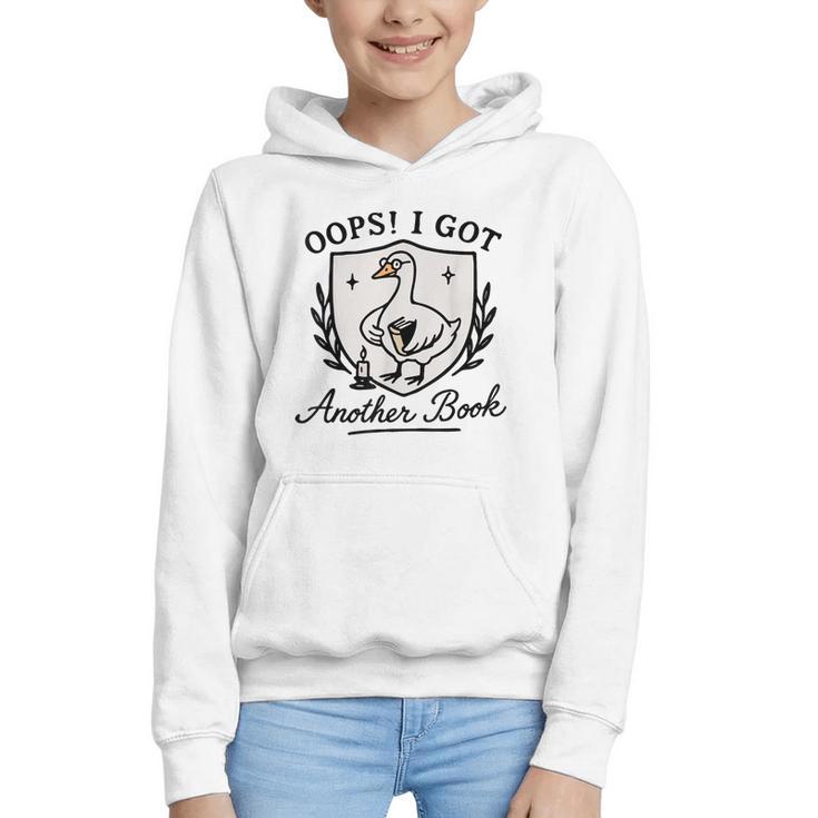 OOPS I GOT Another Book Design Graphic Youth Hoodie