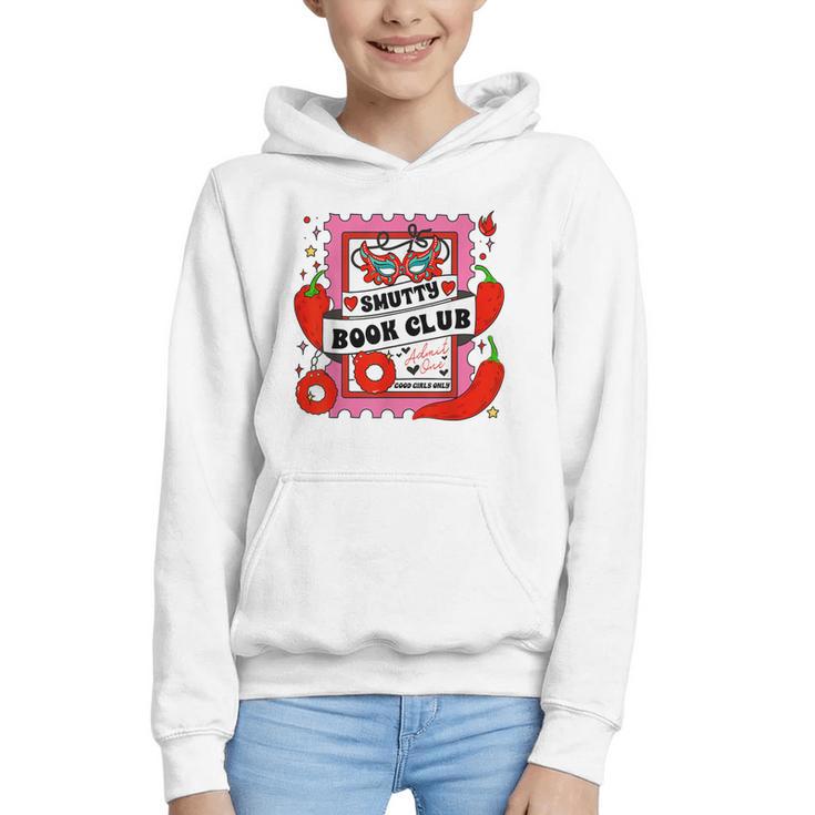 Smut Reader Smutty Vibes Spicy Romance Smutty Book Club Graphic Youth Hoodie