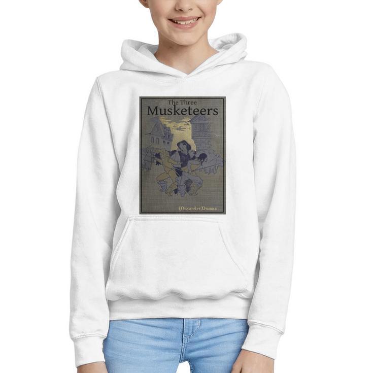 The Three Musketeers Book Cover Graphic Youth Hoodie