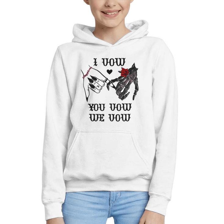 I Vow You Vow We Vow Merch Dark Romance Smutty Book Smutt Graphic Youth Hoodie