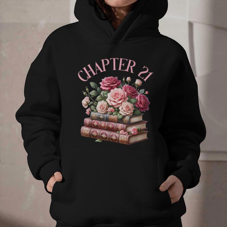 21st Birthday Chapter 21 Birthday Shirt Women Book Lover Graphic Youth Hoodie 21st Birthday Chapter 21 Birthday Shirt Women Book Lover Graphic Youth Hoodie