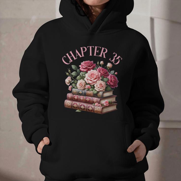 35th Birthday Chapter 35 Birthday Shirt Women Book Lover Graphic Youth Hoodie 35th Birthday Chapter 35 Birthday Shirt Women Book Lover Graphic Youth Hoodie
