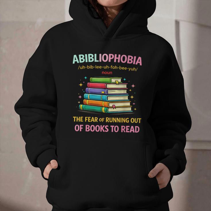 Abibliophobia Book Lovers Graphic Graphic Youth Hoodie