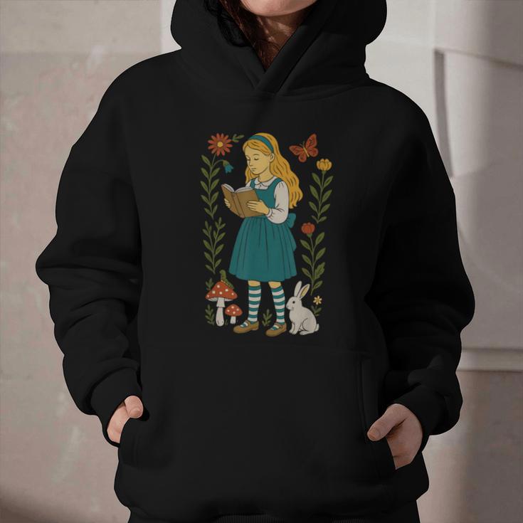 Alice In Wonderland Book Lover Lewis Carroll Rabbit Graphic Youth Hoodie