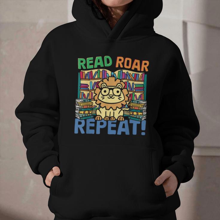 Animals Read Reading Book Library First Day Of School Kids Graphic Youth Hoodie
