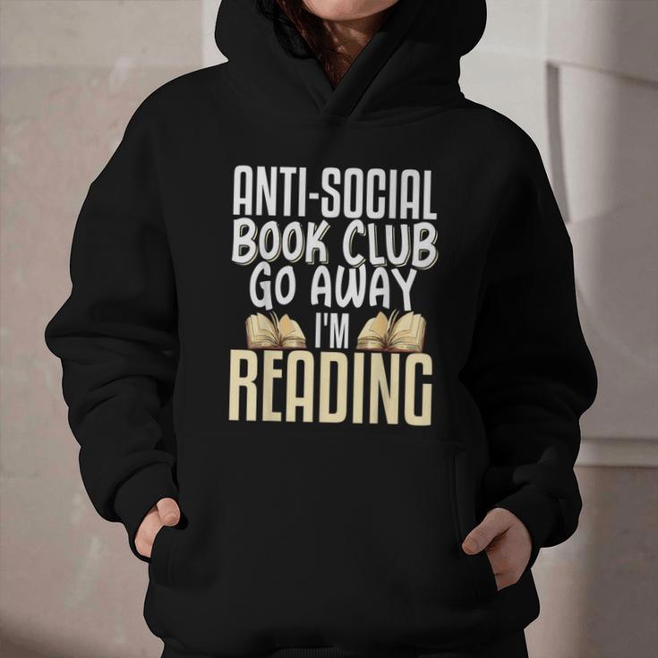 Anti Social Book Club Go Away I'm Reading Graphic Youth Hoodie Anti Social Book Club Go Away I'm Reading Graphic Youth Hoodie