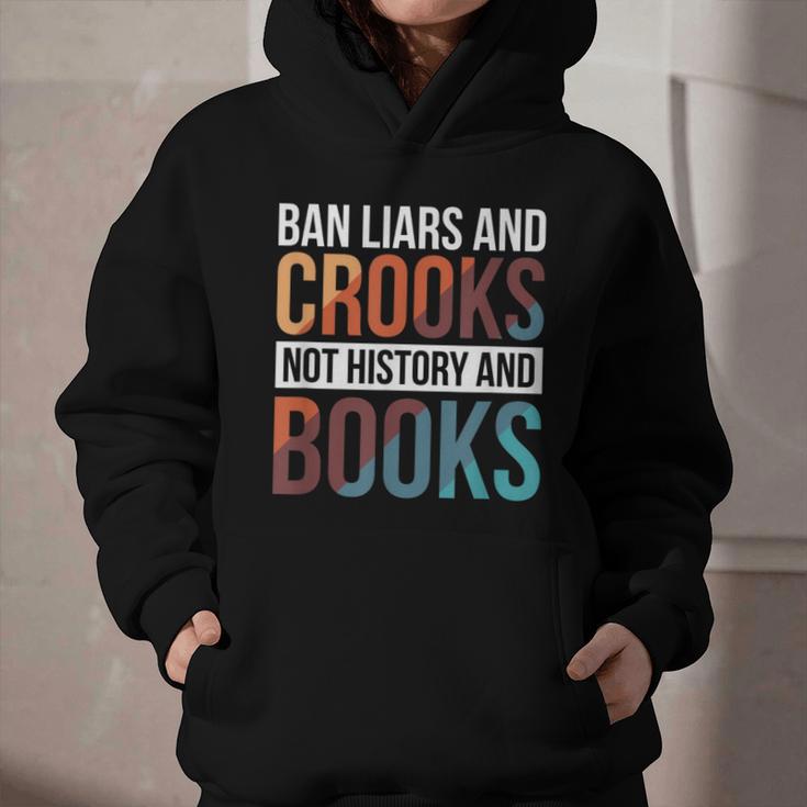 Ban Liars And Crooks Not History And Books Graphic Youth Hoodie Ban Liars And Crooks Not History And Books Graphic Youth Hoodie