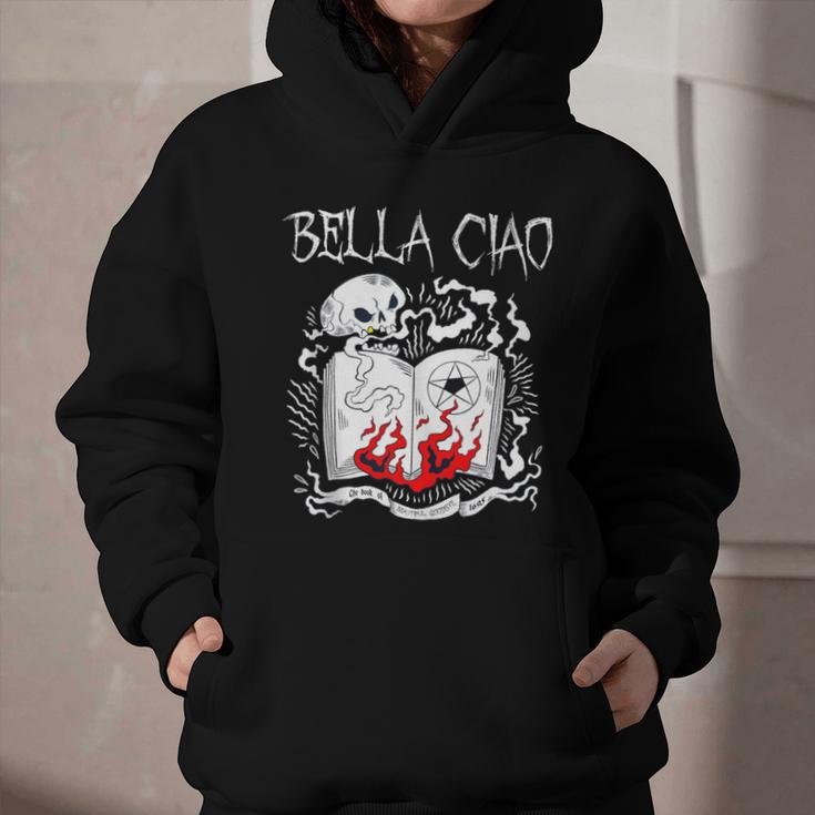 Bella Ciao Goodbye Beautiful Skull Book Of Dark Magic Occult Graphic Youth Hoodie Bella Ciao Goodbye Beautiful Skull Book Of Dark Magic Occult Graphic Youth Hoodie