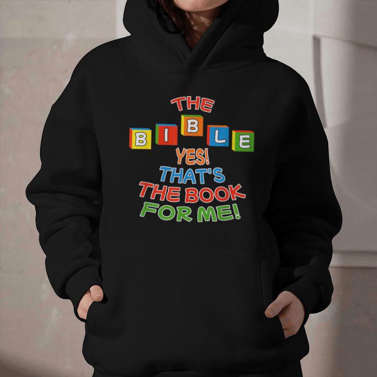 The BIBLE Yes That's The Book For Me Graphic Youth Hoodie