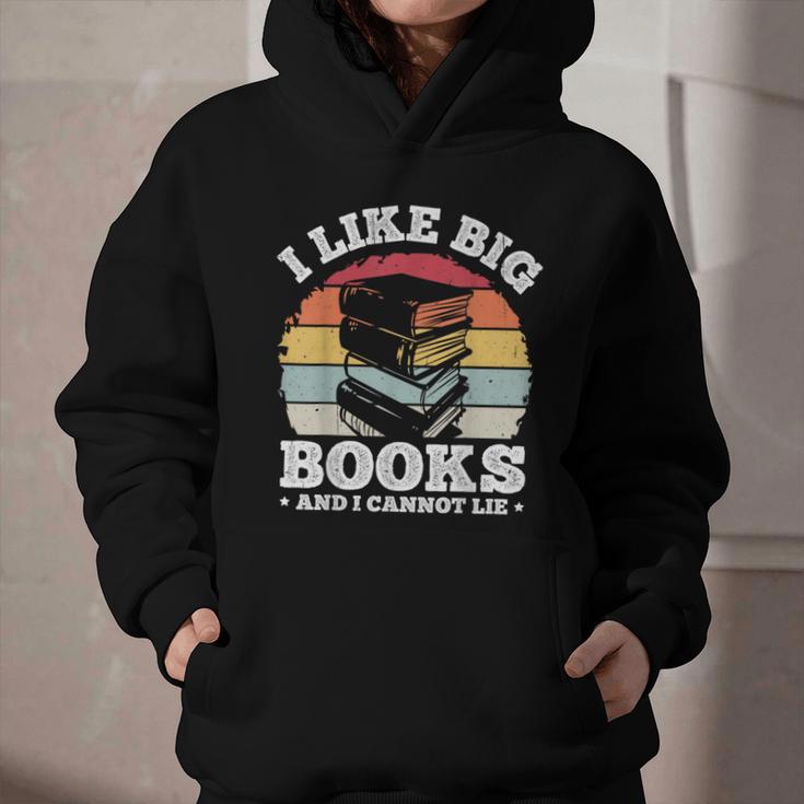 I LIKE BIG BOOKS AND I CANNOT LIE Book Lover Print Graphic Youth Hoodie