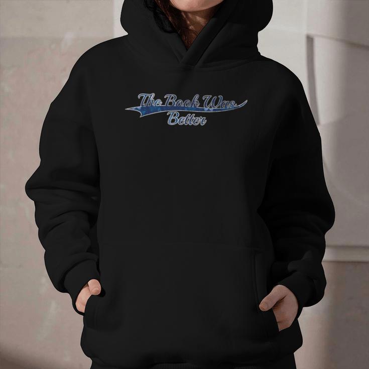 The Book Was Better Reading Lover Vintage Varsity Graphic Youth Hoodie