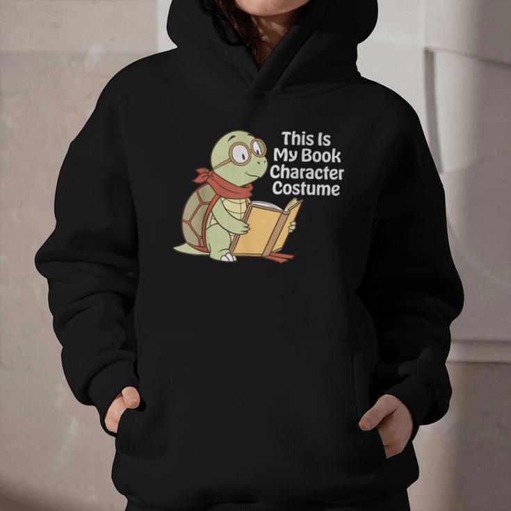 This Is My Book Character Costume Turtle Kids Reading Graphic Youth Hoodie