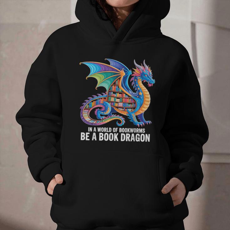 Be a Book Dragon Reading Graphic Youth Hoodie Be a Book Dragon Reading Graphic Youth Hoodie