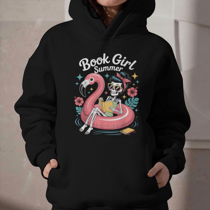 Book Girl Summer Skeleton Reading Books Lovers Beach Graphic Youth Hoodie Book Girl Summer Skeleton Reading Books Lovers Beach Graphic Youth Hoodie