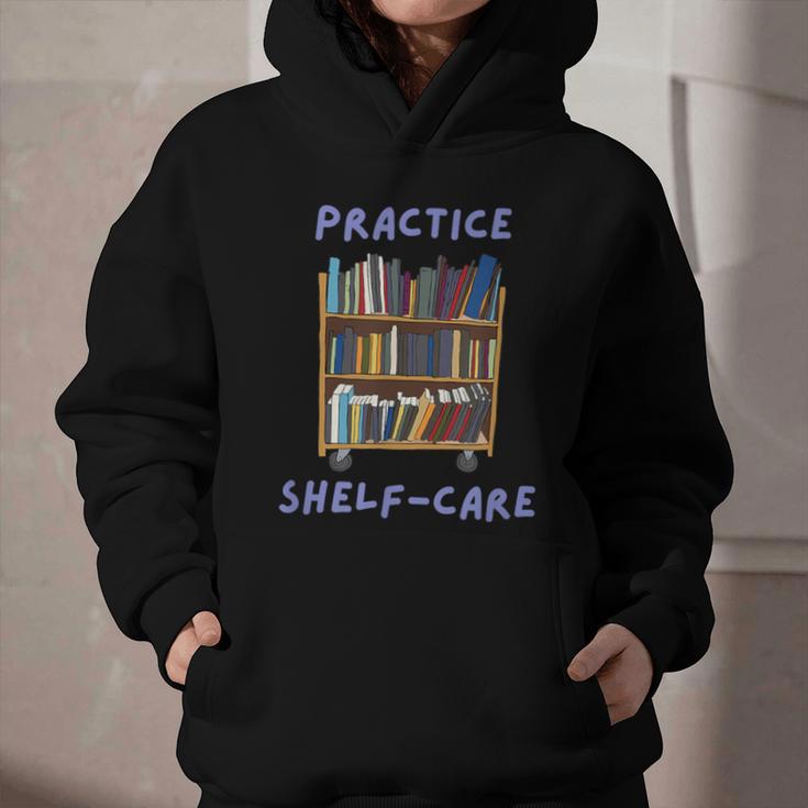 Book Lover Pun Practice Shelf-Care Graphic Youth Hoodie