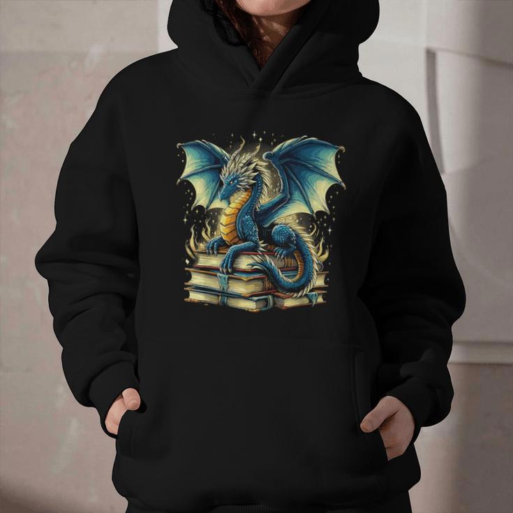 Book Lover Reading Fantasy Dragon Graphic Youth Hoodie Book Lover Reading Fantasy Dragon Graphic Youth Hoodie