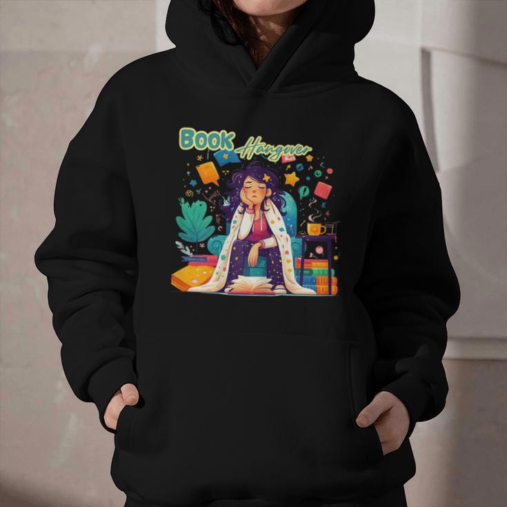 Book Lover Woman Woman Book Hangover Graphic Youth Hoodie