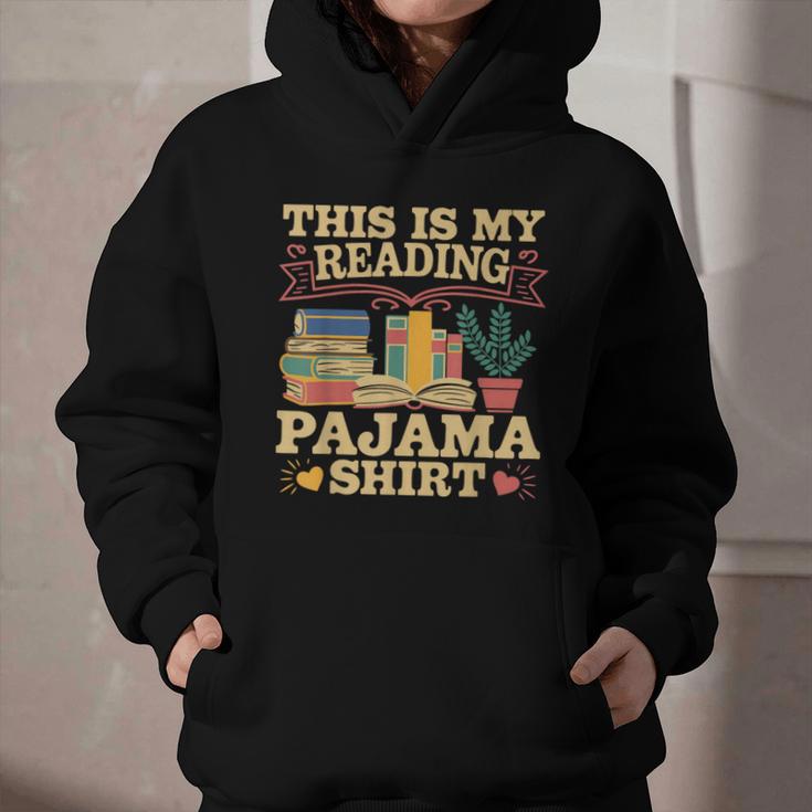 Book And Pajama This Is My Reading Pajama Bedtime Reading Graphic Youth Hoodie